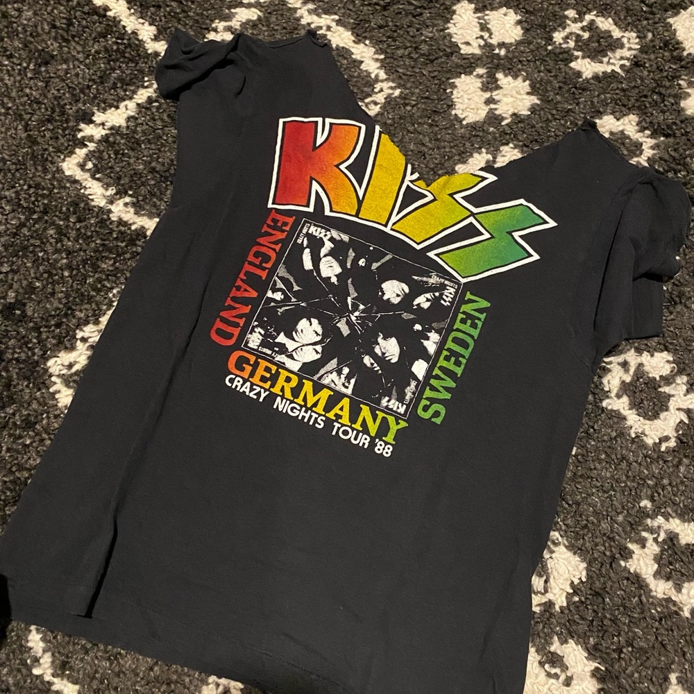 VINTAGE, Deadstocked Kiss Tour T-Shirt ‘88